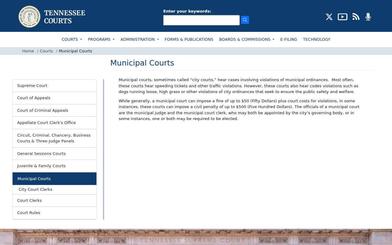 Greene County case search municipal court overview